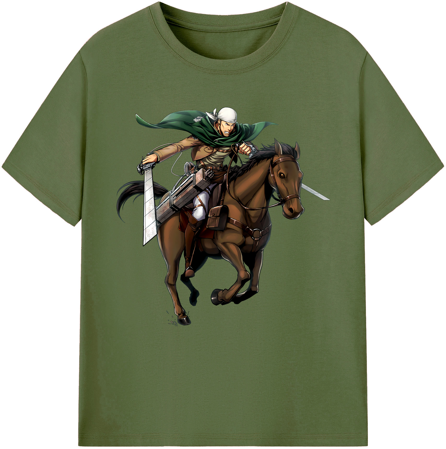 （画像用） 進撃の巨人 Attack on Titan 綿100％半袖Tシャツ（フロントプリント）